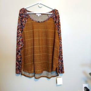 LA Threads NEW WITH TAGS top Long Sleeves Round Neck Size 2X